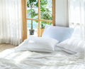 NUSOM Cool Cool Summer Blanket 白色涼感被 - 清爽白色寢具臥室情境展示
